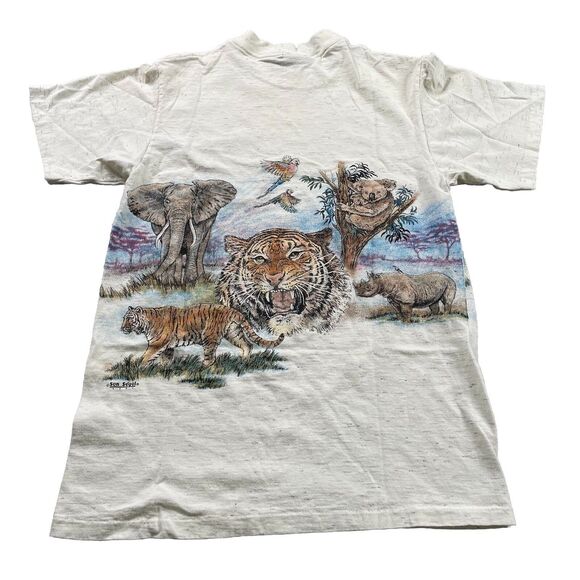 Vintage Busch Gardens Extinction Is Forever Shirt - Picture 3 of 3